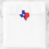 Texas Runder Aufkleber (Tasche)