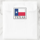 Texas Runder Aufkleber (Tasche)