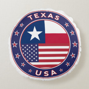 Texas Rundes Kissen