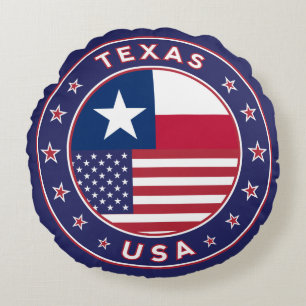 Texas Rundes Kissen