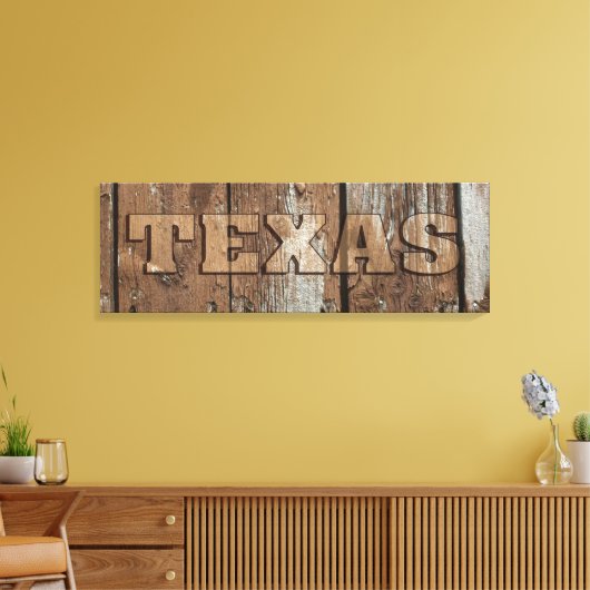 Texas rustikale Leinwand (Insitu (Wohnzimmer))