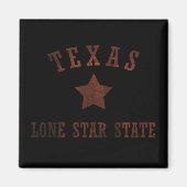 texas rustikales WildWestern-Muster Magnet (Vorne)