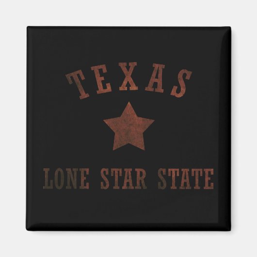 texas rustikales WildWestern-Muster Magnet (Vorne)