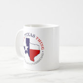 Texas-Sache Kaffeetasse (Vorderseite Links)