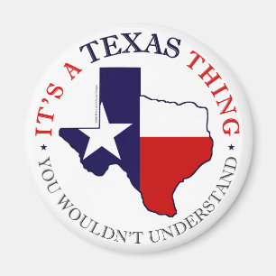 Texas-Sache Magnet
