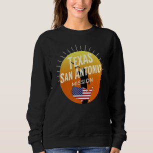 Texas San Antonio Mormon LDS Mission Missionar CT Sweatshirt