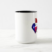 Texas Santa - Frohe Weihnachten Y'all! Tasse (Zentrum)