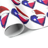 Texas Santa - Kein Text Geschenkpapier (Rolleneckpunkt)