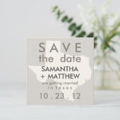 Texas Save the Date Karten (Stehend Vorderseite)