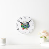 Texas-Schild Runde Wanduhr (Zuhause)