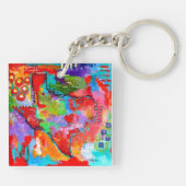 Texas Schlüssel-Kette durch Shelly Jones Schlüsselanhänger (Rückseite)