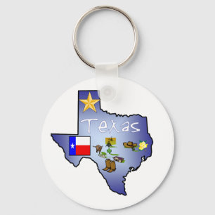 Texas-Schlüsselanhänger Schlüsselanhänger