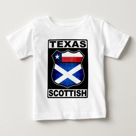 Texas Scottish American Baby T-shirt (Vorderseite)
