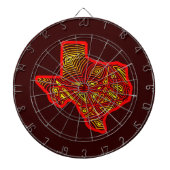 Texas Scribbleprint Dartscheibe (vorne)