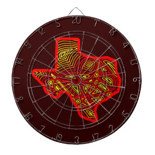 Texas Scribbleprint Dartscheibe