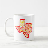 Texas Scribbleprint Kaffeetasse (Links)