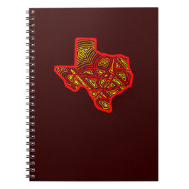 Texas Scribbleprint Notizblock