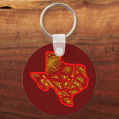 Texas Scribbleprint Schlüsselanhänger (Vorderseite)