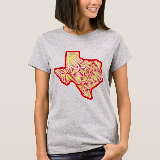 Texas Scribbleprint T-Shirt (Vorderseite)
