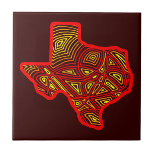 Texas Scribbleprints Art Fliese