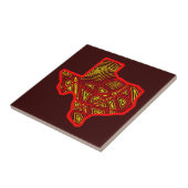 Texas Scribbleprints Art Fliese (Seite)