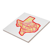 Texas Scribbleprints Art Fliese (Seite)