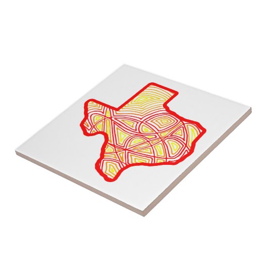 Texas Scribbleprints Art Fliese (Seite)
