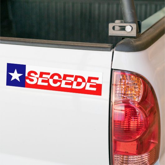 Texas SECEDE Autoaufkleber (Auf Lkw)