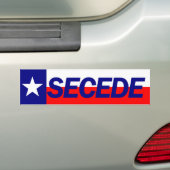 Texas SECEDE Autoaufkleber (Auf Auto)