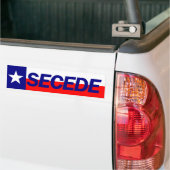 Texas SECEDE Autoaufkleber (Auf Lkw)