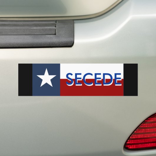 Texas Secede Autoaufkleber (Auf Auto)
