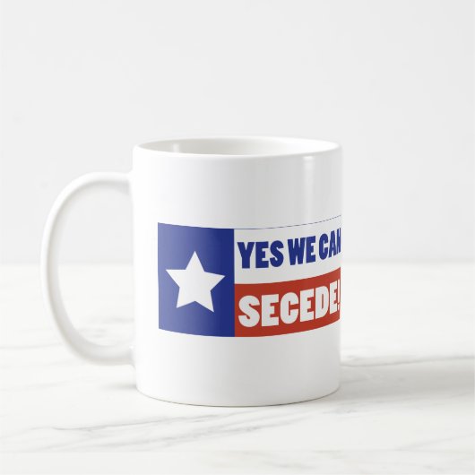 Texas Secede Kaffeetasse (Links)