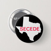 Texas Secede Knopf Button (Vorne & Hinten)