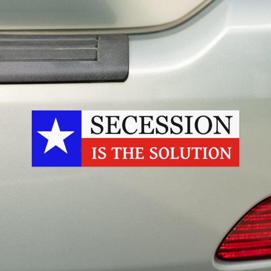 Texas Secession Autoaufkleber (Auf Auto)