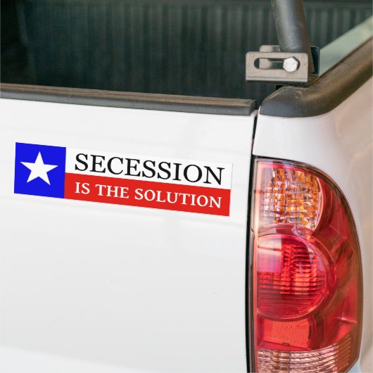 Texas Secession Autoaufkleber (Auf Lkw)