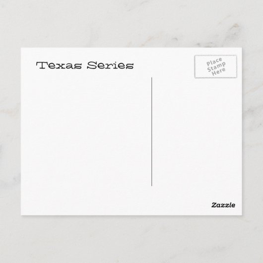 Texas Serie Postkarte (Rückseite)