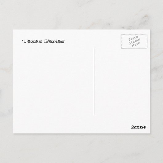Texas Series Postkarte (Rückseite)