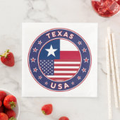 Texas Serviette (Beispiel)