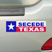 Texas-Sezession Autoaufkleber (Auf Auto)