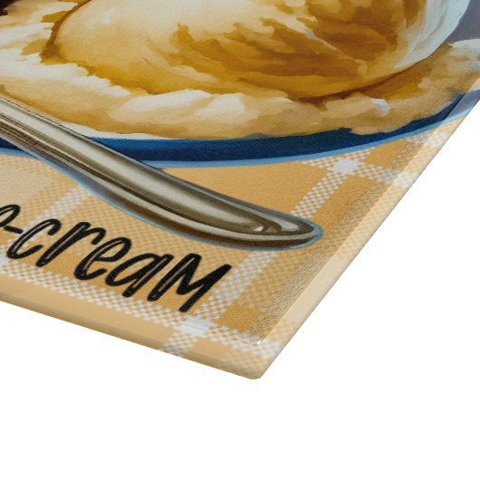 Texas Sheet Cake Rezept Schneidebrett (Ecke)