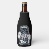Texas ShipRockers Flasche Koozie Flaschenkühler (Flaschenvorderseite)