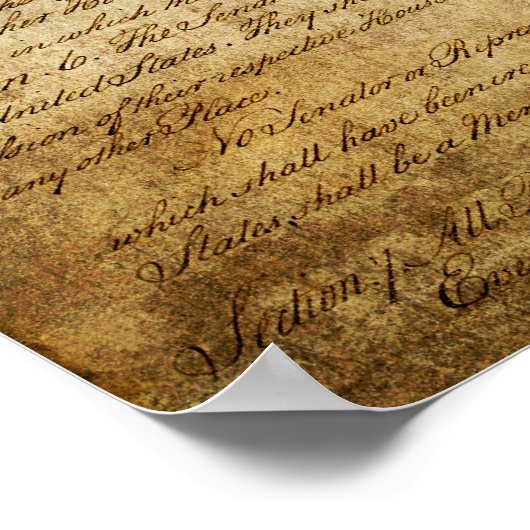 Texas Siegel von 1836 Poster (Ecke)