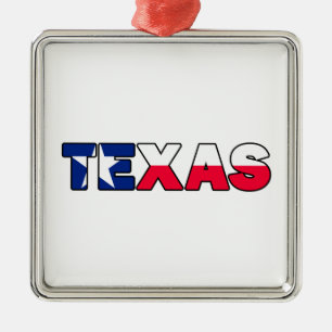 Texas Silbernes Ornament