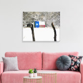Texas Snow Leinwanddruck (Insitu (Wohnzimmer))