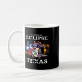 Texas Solar Eclipse 2024 April 8 Funny Armadillo F Kaffeetasse (Links)