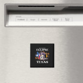 Texas Solar Eclipse 2024 April 8 Funny Armadillo F Magnet (In Situ (Geschirrspüler))