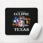 Texas Solar Eclipse 2024 April 8 Funny Armadillo F Mousepad (Mit Mouse)