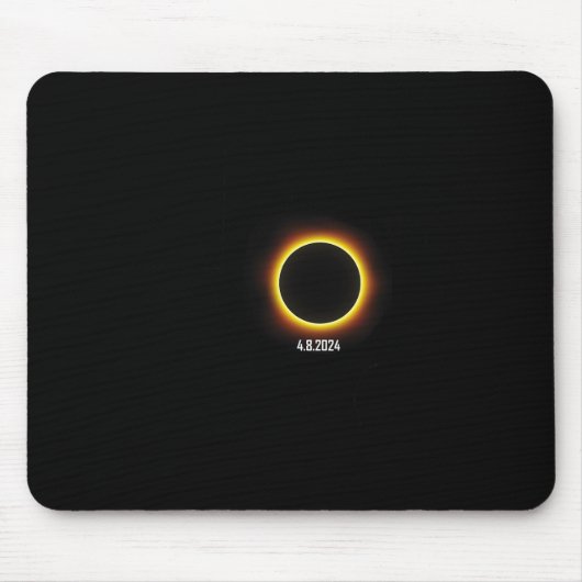 Texas Solar Eclipse 2024 Mousepad (Vorne)