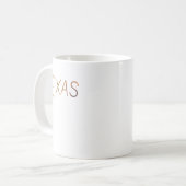 Texas Solar Eclipse 2024 Total Solar Eclipse Texas Kaffeetasse (Vorderseite Links)