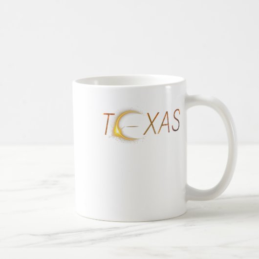 Texas Solar Eclipse 2024 Total Solar Eclipse Texas Kaffeetasse (Rechts)